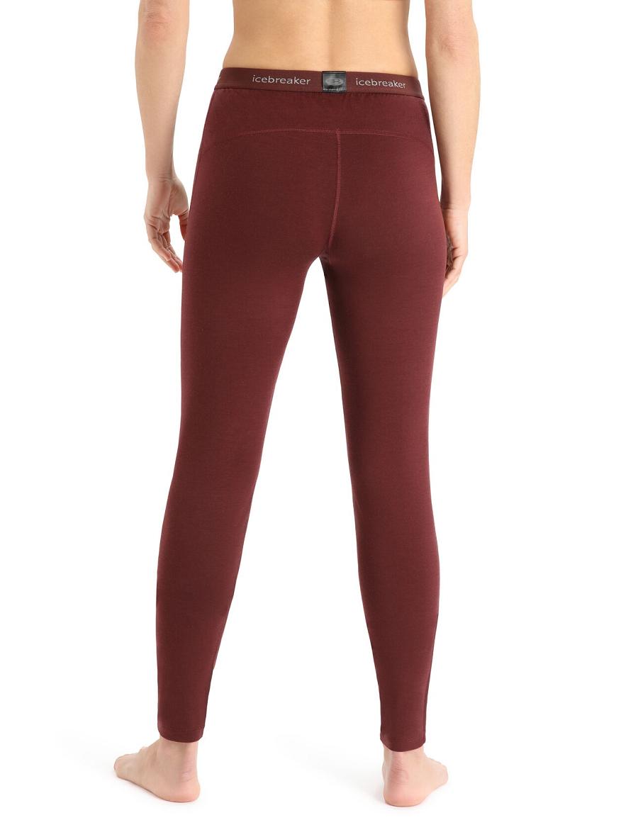 One Piece & Sets Icebreaker Merino 200 Oasis Thermal Leggings Damskie Czerwone | PL 1178ILHS